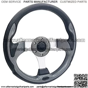 Universal 12.5   Golf Cart Steering Wheel for Golf Cart Club Car Yamaha 320mm EZGO Steering Wheel Fit Club Car DS and Precedent