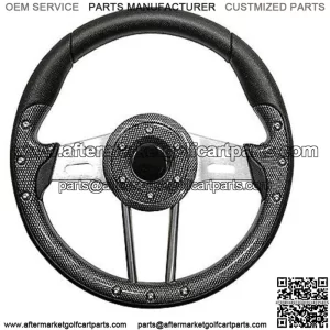 Golf Cart Steering Wheel- Carbon Fiber 13" Diameter