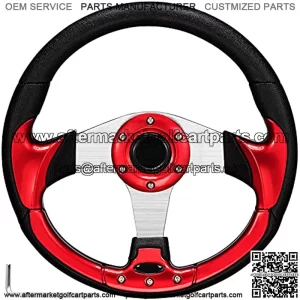 Golf Cart Steering Wheel for EZGO TXT/RXV Club Car DS/Precedent Yamaha G16-G29/Drive