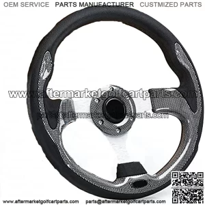 Golf Cart Steering Wheel or Adapter fits for Golf cart EZGO Club Car and Yamaha (Grey-3)