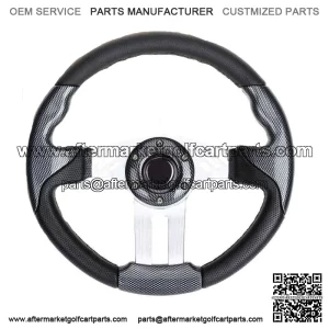 12.5 inch Golf Cart Steering Wheel For Ezgo/Yamaha/Club CAR Carbon Fiber