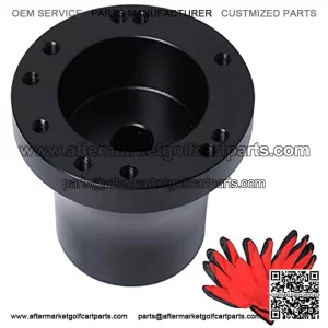 Golf Cart Steering Wheel Compatible with Club Car Precedent 2004-Present Golf Cart Models Black