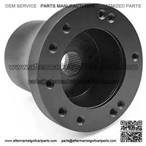 Drive-up Golf Cart Steering Wheel Adapter for EZGO-Black