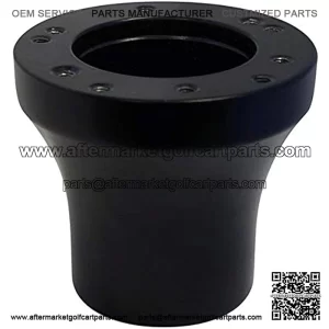 Club Car Precedent Golf Cart Custom Steering Wheel Mounting Adapter Black Satin