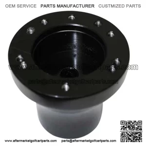 Black 5 and 6 Hole Steering Wheel Adapter - All Golf Cart Models