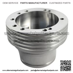 Polished Billet 5 and 6 Hole Steering Wheel Adapter - All Golf Cart Models