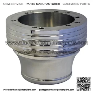 Golf Cart Steering Wheel Adapter EZGO Polished Billet