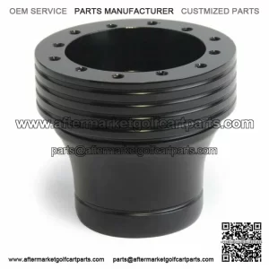 1984 & Up Club Car DS Golf Cart Black Steering Wheel Adapter 5/6 Hole