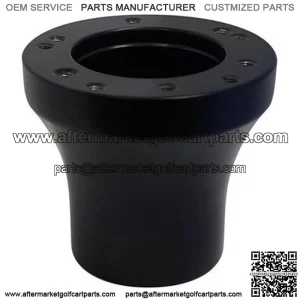 Club Car Precedent BLACK Steering Wheel Adapter (Fits all Years!)