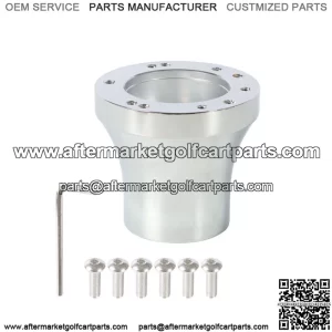 Golf Cart Steering Wheel Hub Adapter Chrome For EZgo RXV/TXT Cart Parts US