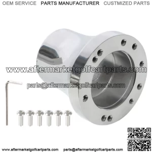 Golf Cart Steering Wheel Hub Adapter Chrome Fit For EZgo RXV/TXT Cart Parts US
