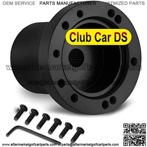 Golf Cart Steering Wheel Adapter for Club car DS Golf Carts Mounting Adapter (Including Installation Tools)