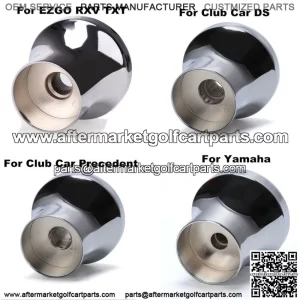 Chrome Steering Wheel Hub Adapter for EZGO Club Car Yamaha Golf Cart Parts