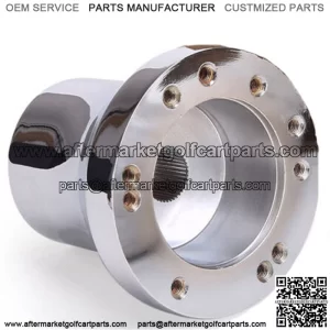 Chrome Golf Cart Steering Wheel Hub Adapter Fit EZGO RXV/TXT Cart Parts