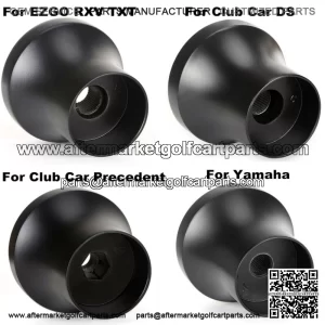 Golf Cart Steering Wheel Adapter for EZGO Club Car Yamaha Optional Black