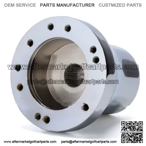 Golf Cart Steering Wheel Hub Adapter Fits Club Car DS Golf Carts Chrome