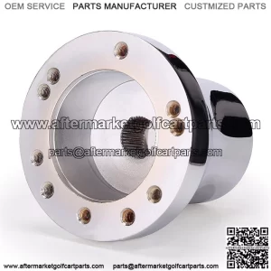 Chrome Golf Cart Steering Wheel Adapter for EZGO RXV/TXT Cart Parts Accessories