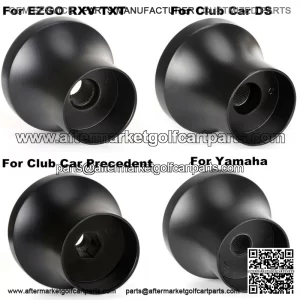 Golf Cart Steering Wheel Adapter for Yamaha EZGO Club Car Optional Black