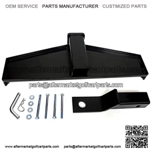 Golf Cart Trailer Hitch with Bumper Receiver for Club Car Precedent (2004+)