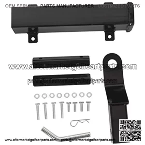Golf Cart Universal Rear Hitch with Receiver for Step on Back Compatible with Club CAR Yamaha