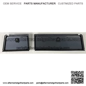 GMT Inc Club Car DS EZ Install Golf Cart Locking Glove Box Door Set in Carbon Fiber (FITS 1981 and UP DS Models ONLY) (Will NOT FIT Precedent Models)