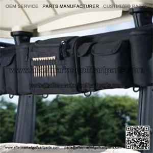 Golf Cart Padded Organizer (Weather Protected) - Fits all Carts