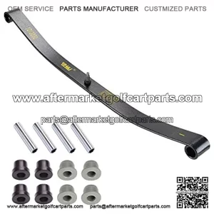 Golf Cart Heavy Duty Front Leaf Spring Kit for 1981-up, Precedent 2004-2008, Gas and Electric