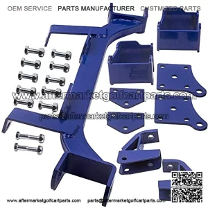 6" Drop Axle Lift Kits with Rear Seat Kit Arm Rest Set for Golf Cart Electric TXT Model 1994.5-2001.5