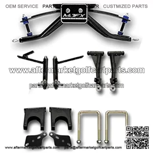 6" A-Arm Lift Kit for Golf Carts 2004.5-2014 (with Plastic Dust Covers)