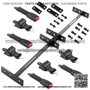Golf carts 4 Sets of Belt Kits with Brackets, Suitable for Most Golf carts