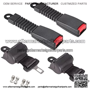 Universal Golf Cart Belt Kit, Belt Kit for Club Car, Ezgo, Yamaha, Go Kart, UTV, and Bus, Front Rear Lap Belts Kit for Golf Cart, 42