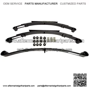 Golf Cart Club Car DS Front & Rear Heavy Duty Leaf Springs - Complete Set