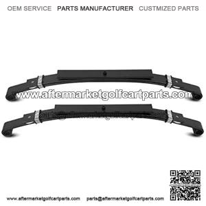 Heavy Duty Rear Leaf Springs Compatible With Club Car DS Golf Cart 1982-Up 3 Leafs/Set of 2