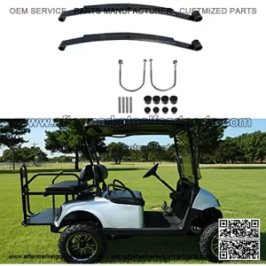 Golf Cart Rear 2 - Leaf Spring Kit with Bushings & Sleeves Heavy Duty Replacement for 2008 - Up RXV Golf Cart 603498 604494
