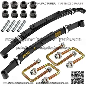 Rear Heavy Duty Leaf Spring Kit for TXT 1994-Up Golf Cart - 4 Leaf