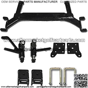 EZGO TXT 5" Drop Axle Golf Cart Lift Kit ( Fits 2001.5-Up)