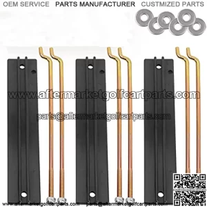 Battery Hold Down with Rods Kit for Club Car DS and Carryall 1998-2005 Electric Golf Cart Replaces # 1013683, 101090801