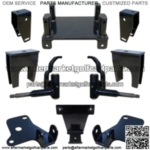4" Drop Frame Golf Cart Lift Kit for EZGO RXV Gas Fits 2008-2013