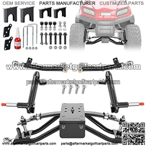 Golf Cart 6 Inch A-Arm Lift Kit for Club Car Precedent Tempo Onward 2004-up Electric or Gas, Steering Limit Design