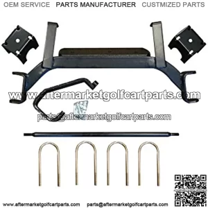 6" Drop Axle Lift Kit for EZGO TXT/MEDALIST Electric/Gas Golf Carts (2001.5 & Newer TXT/Medalist GAS)