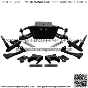6" Club Car DS Heavy Duty Double A-Arm Lift Kit (1982-2004.5 Gas & Electric with METAL dust covers on hubs)