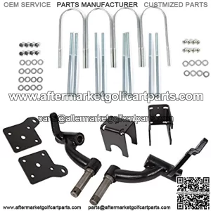 6 inch Drop Spindle Lift Kit Compatible with EZGO 2001.5-2008.5 TXT Gas 2001.5+ Electric