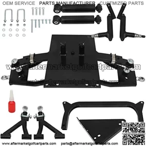 Front 6" A-Arm Golf Cart Lift Kit for Yamaha G29 Drive Gas/Electric 2007-Up Heavy Duty Lift Kit