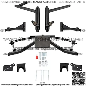 Golf Cart Lift kits for Club Car DS 2004.5-up Electric or Gasnch Heavy Duty A-Arm Lift Kit Match with Tires Below 23" (Club car DS)