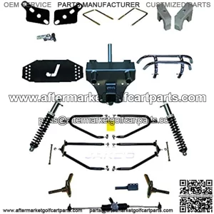 Club Car Precedent (04-Up Golf Cart) Long Travel Lift Kit with Front Independent Suspension