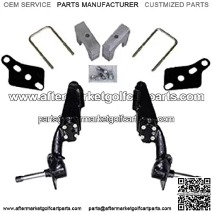 Club Car DS/Carryall/Turf Spindle Lift Kit (for Gas Golf Carts with Factory Front Mechanical Brakes) (6 inch)