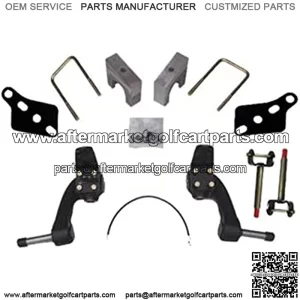 6" Spindle Golf Cart Lift Kit for Club Car Precedent Golf Cart 2004-Up