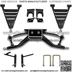 6" A-Arm Heavy Duty Lift Kit for Club Car DS Golf Carts 2004.5-2014 (with Plastic Dust Covers)