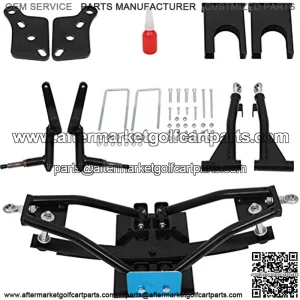 6 for Club Car DS Heavy Duty Double A-Arm Lift Kit for 1982-2014 Gas & Electric Golf Cart Front & Rear Lift Kit for Club Car DS Lift Kit