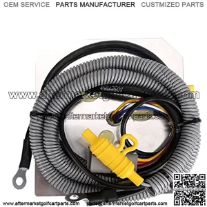 Golf Cart On Board Computer OBC for Club Car DS Electric 48v Regen II, IQ 101909902 AM1229201 102852001 103359401 103403101 with Square 6-pin Plug